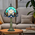 Tiffany Style Lamp Four Flowers 3 Colour Temperatures
