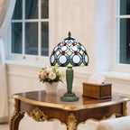 Tiffany Style Lamp Four Flowers 3 Colour Temperatures
