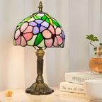 Small Tiffany Style Lamp Stained Glass Table