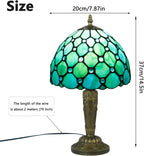 Small Tiffany Style Table Lamp 3 Colour Temperatures