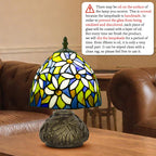 Small Tiffany Table Lamp 8 Inch Mushroom Style