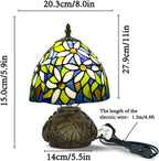 Small Tiffany Table Lamp 8 Inch Mushroom Style