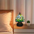 Small Tiffany Table Lamp 8 Inch Mushroom Style