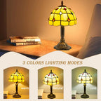 Small Tiffany Table Lamp 8 Inch Mushroom Style