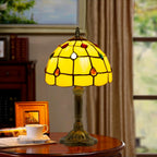 Small Tiffany Table Lamp 8 Inch Mushroom Style