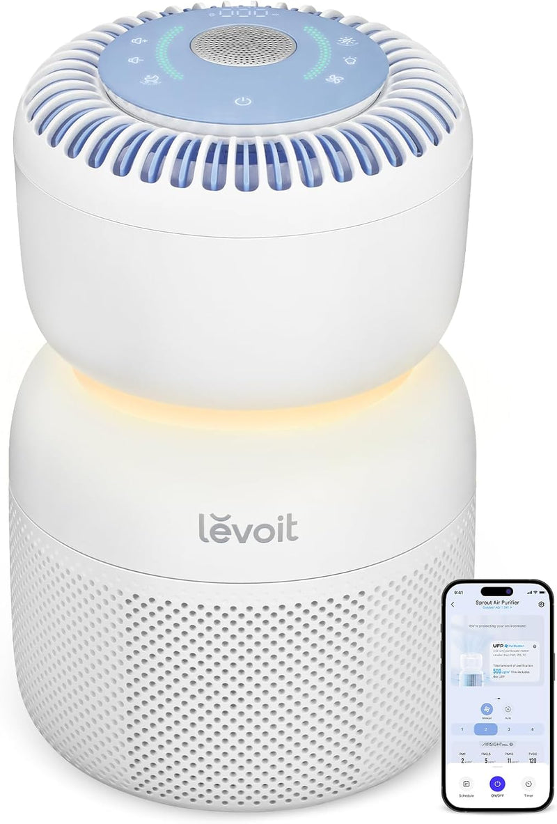 Smart Hepa Air Purifier for Bedroom Home 64m