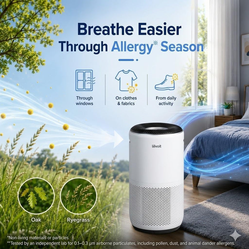 Smart Hepa Air Purifier for Bedroom Home 64m