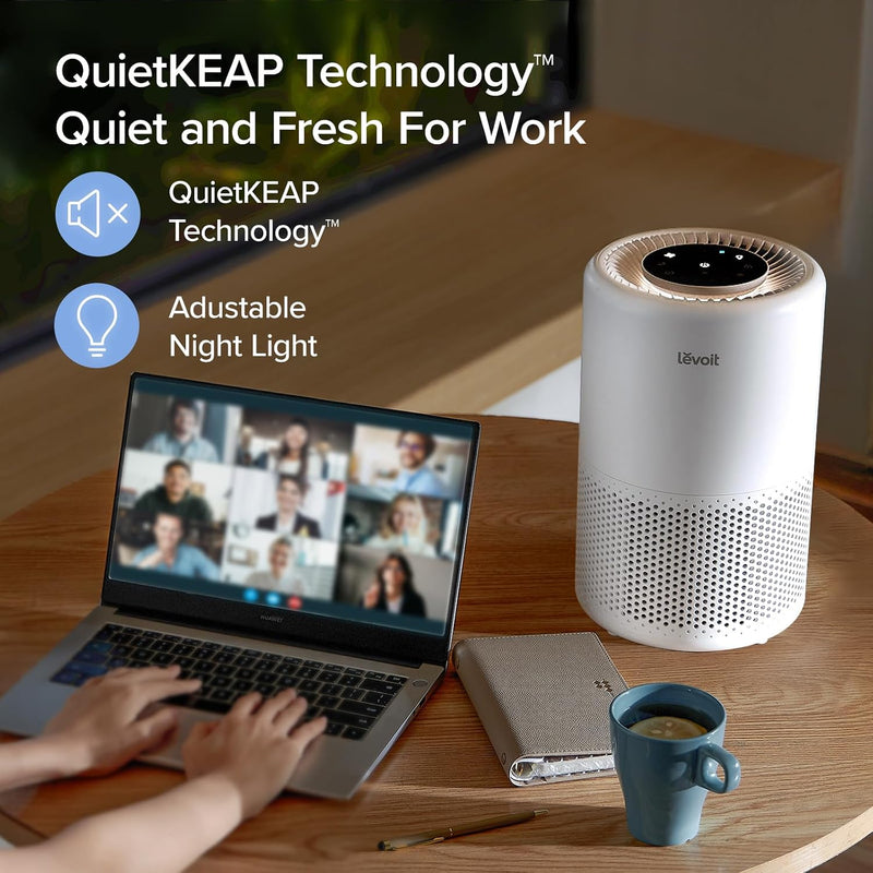 Smart Hepa Air Purifier for Bedroom Home 64m