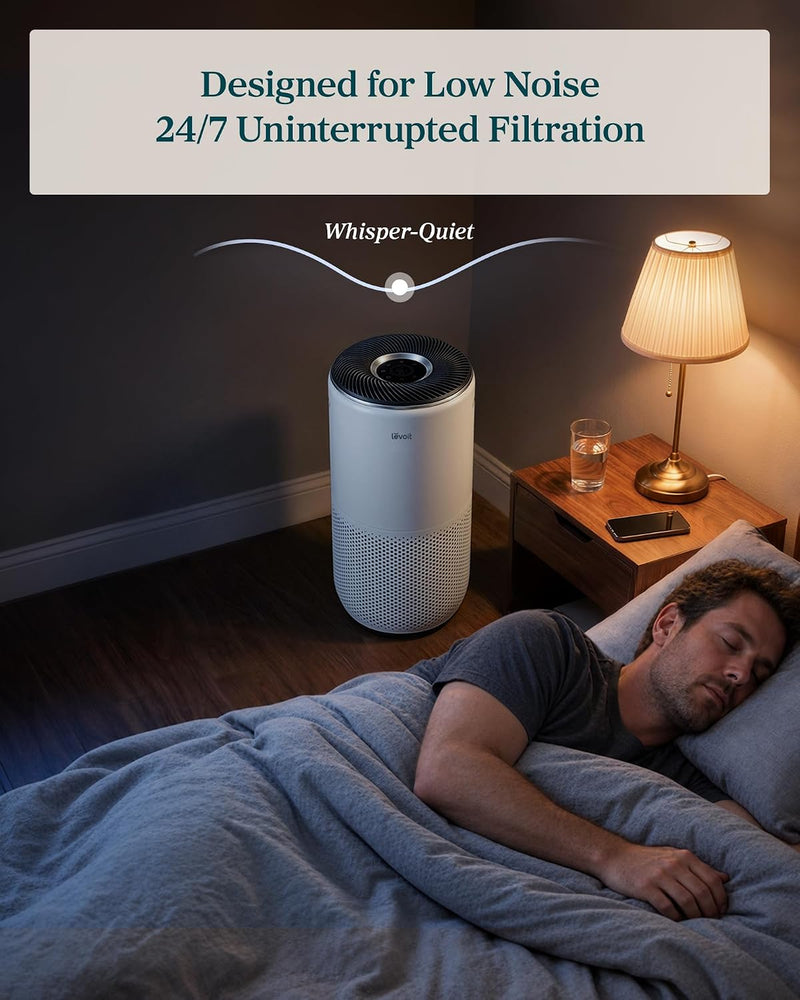 Smart Hepa Air Purifier for Bedroom Home 64m