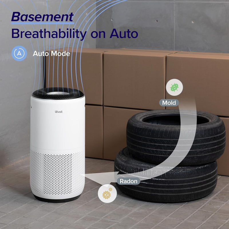 Smart Hepa Air Purifier for Bedroom Home 64m