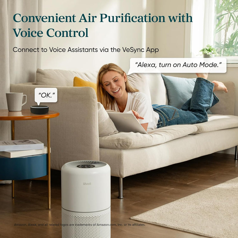 Smart Hepa Air Purifier for Bedroom Home 64m