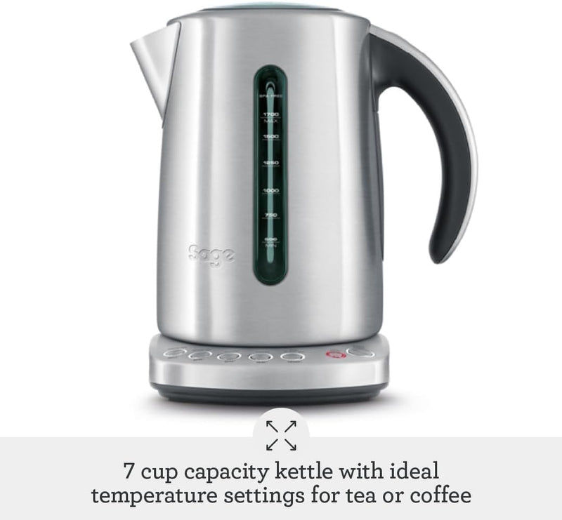Smart Kettle Electric 5 Settings Brushed Stainless Steel
