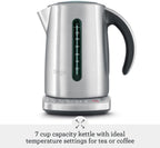 Smart Kettle Electric 5 Settings Brushed Stainless Steel