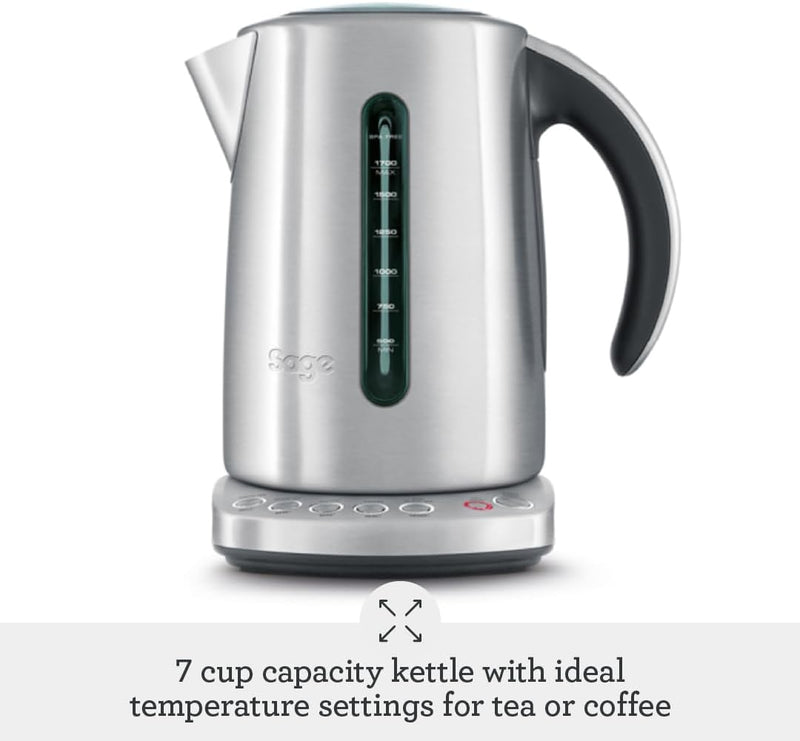 Smart Kettle Electric 5 Settings Brushed Stainless Steel