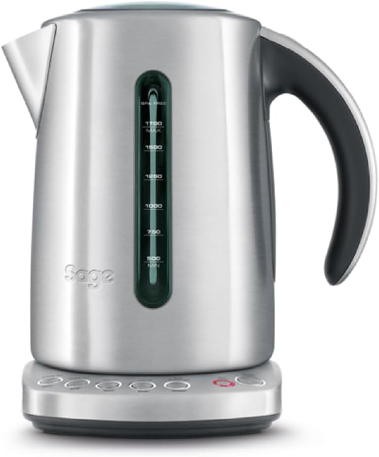 Smart Kettle Electric 5 Settings Brushed Stainless Steel