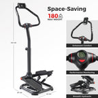 Smart Power Stepper with Resistance Bands for Cardio
