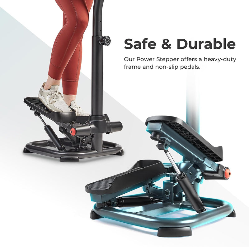 Smart Power Stepper with Resistance Bands for Cardio