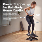 Smart Power Stepper with Resistance Bands for Cardio