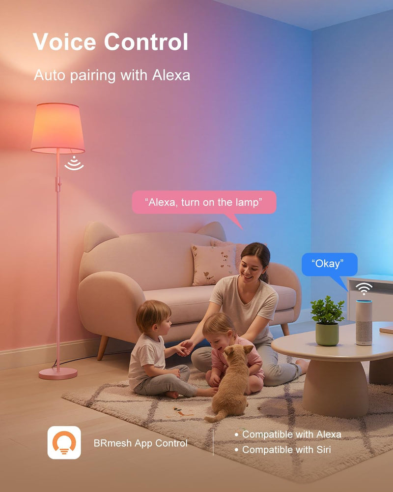 Smart RGB Arc Floor Lamp App Control