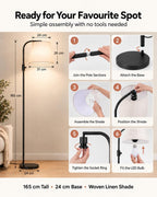 Smart RGB Arc Floor Lamp App Control