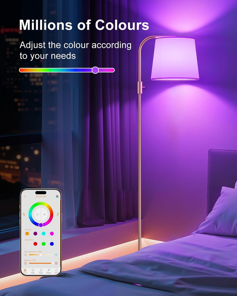 Smart RGB Arc Floor Lamp App Control