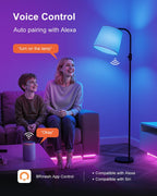Smart RGB Arc Floor Lamp App Control