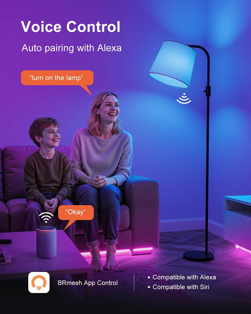 Smart RGB Arc Floor Lamp App Control