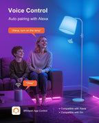 Smart RGB Arc Floor Lamp App Control