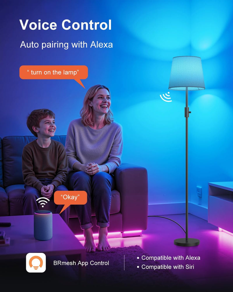 Smart RGB Arc Floor Lamp App Control