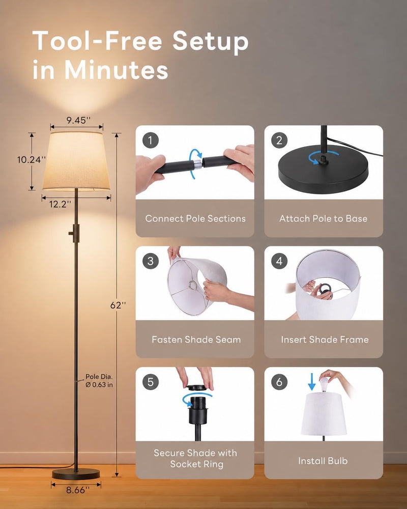 Smart RGB Arc Floor Lamp App Control