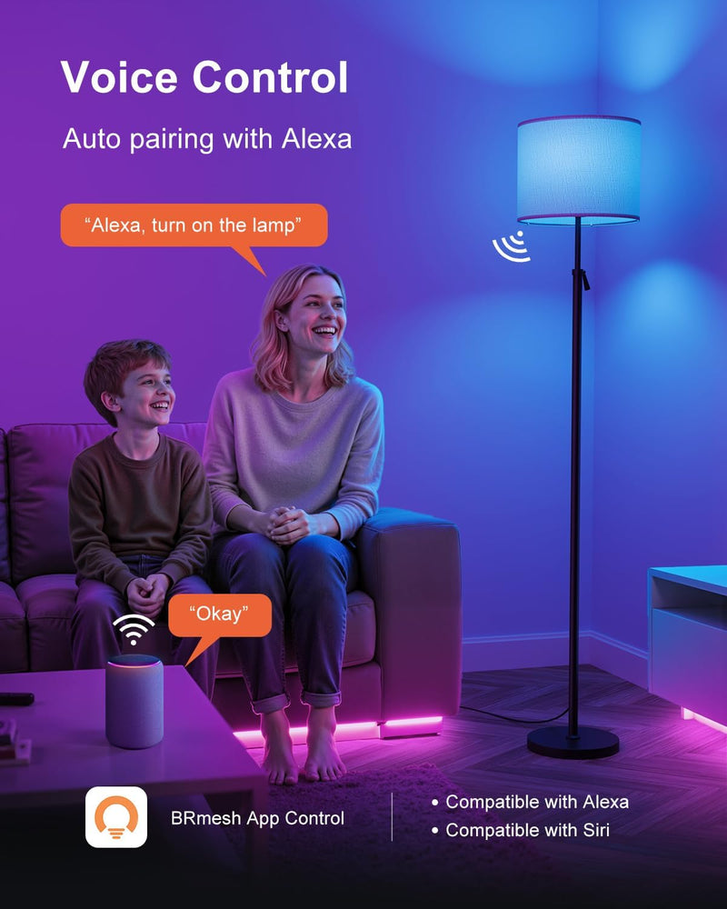 Smart RGB Arc Floor Lamp App Control