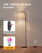 Smart RGB Arc Floor Lamp App Control