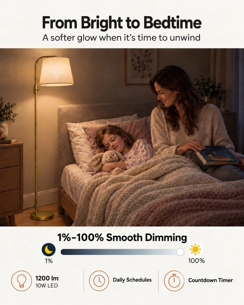 Smart RGB Arc Floor Lamp App Control