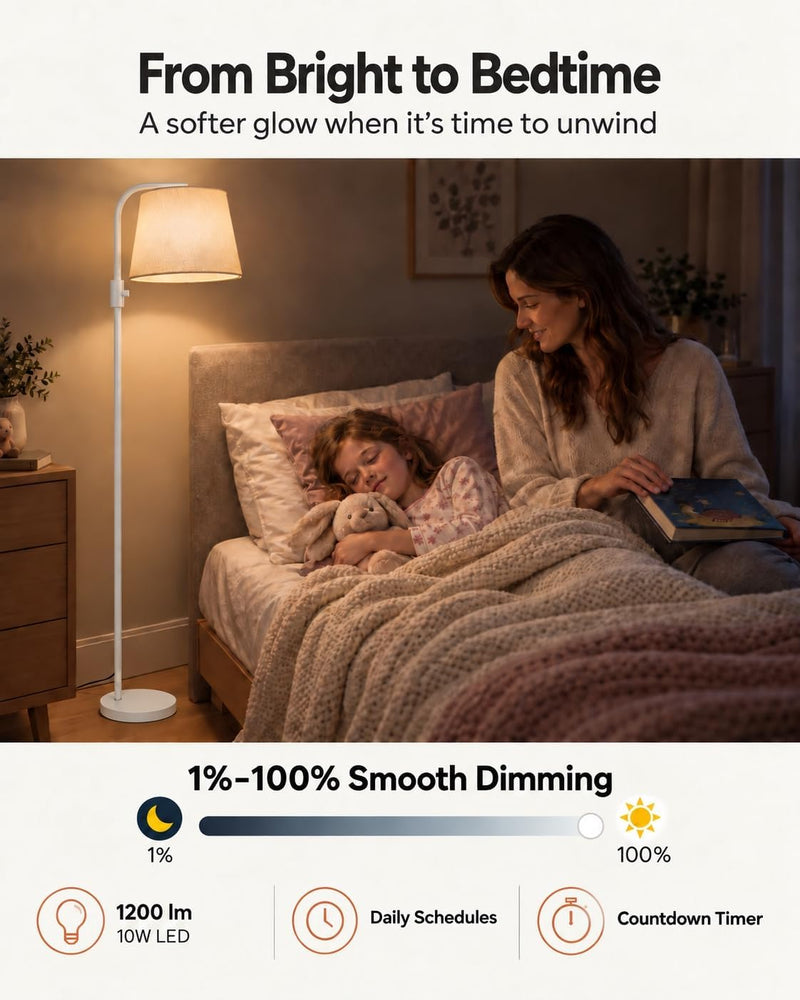 Smart RGB Arc Floor Lamp App Control