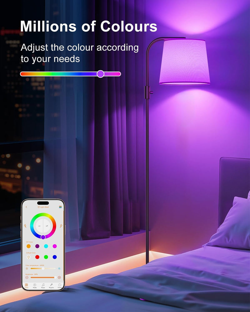 Smart RGB Arc Floor Lamp App Control