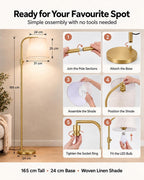 Smart RGB Arc Floor Lamp App Control