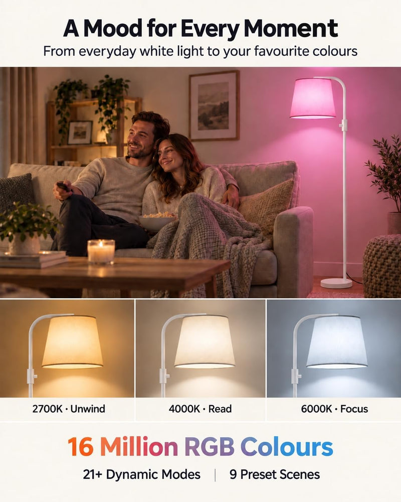 Smart RGB Arc Floor Lamp App Control