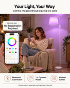 Smart RGB Arc Floor Lamp App Control