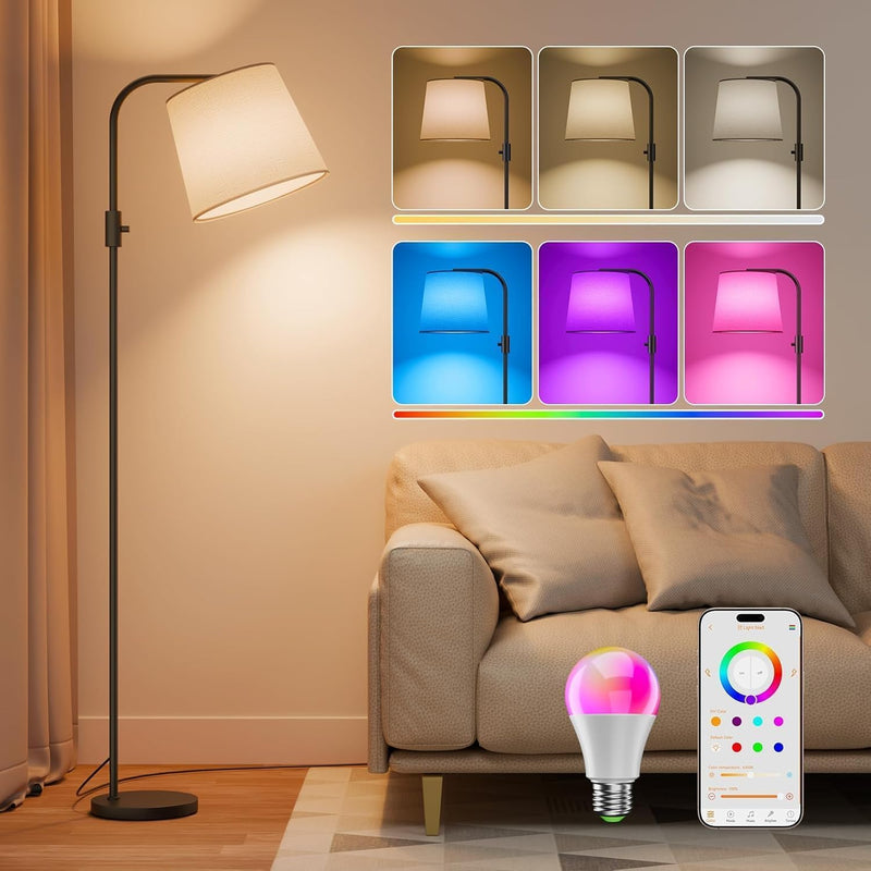 Smart RGB Arc Floor Lamp App Control