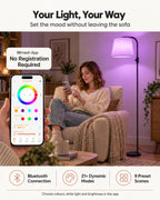 Smart RGB Arc Floor Lamp App Control