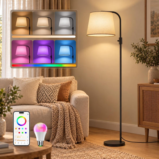 Smart RGB Arc Floor Lamp App Control