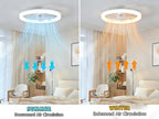 Smart RGB Ceiling Fans with Lights App Remote