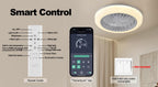 Smart RGB Ceiling Fans with Lights App Remote