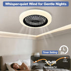 Smart RGB Ceiling Fans with Lights App Remote