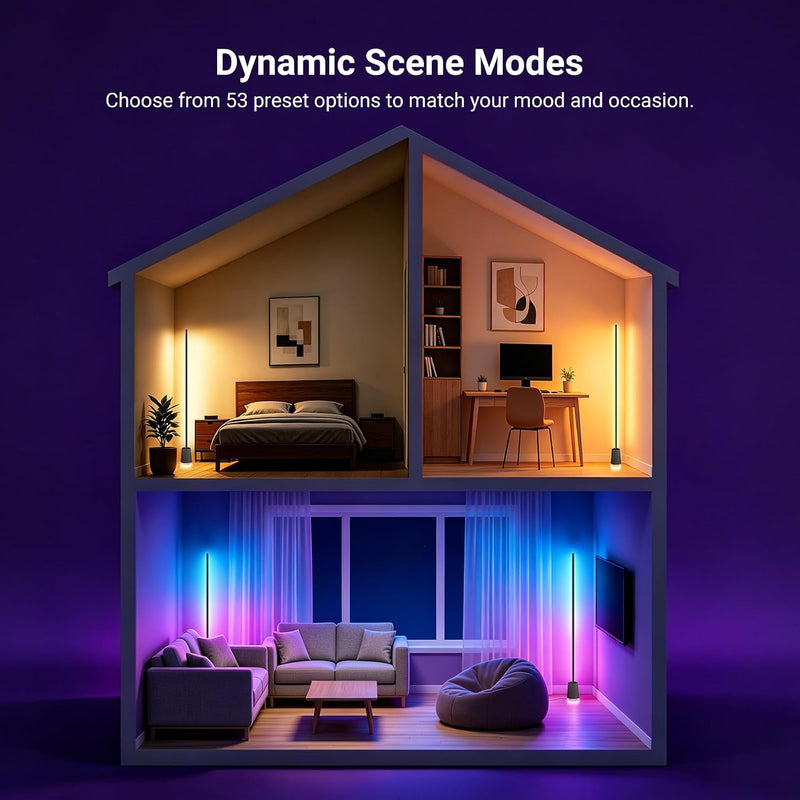Smart RGB Ic W Floor Lamp 1500lm LED