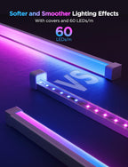 Smart Rgbic LED Strip Lights 5m with Covers