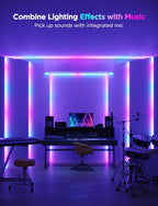 Smart Rgbic LED Strip Lights 5m with Covers
