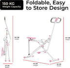 Smart Row-N-Ride Foldable Squat Rowing Machine