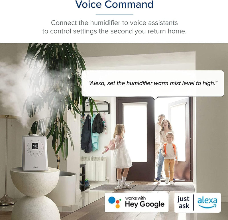 Smart Warm Cool Mist Humidifier 6L Top Fill