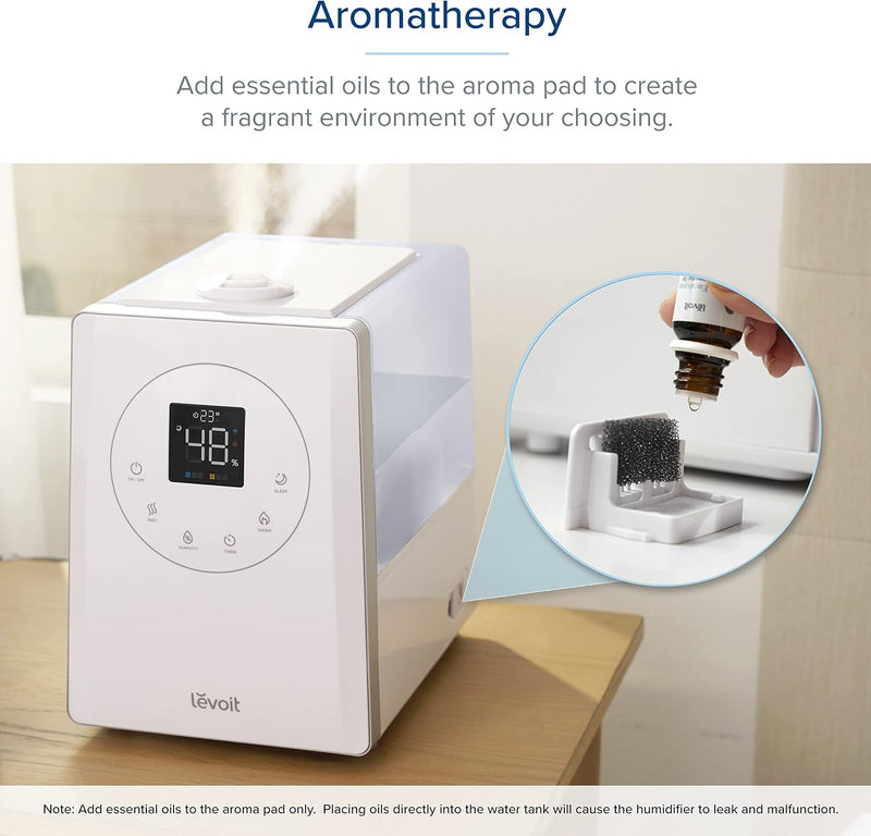 Smart Warm Cool Mist Humidifier 6L Top Fill